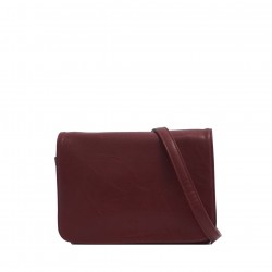 Janice Crossbody - Wine Red